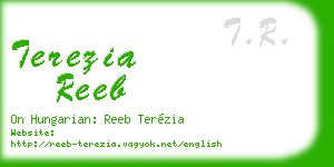 terezia reeb business card